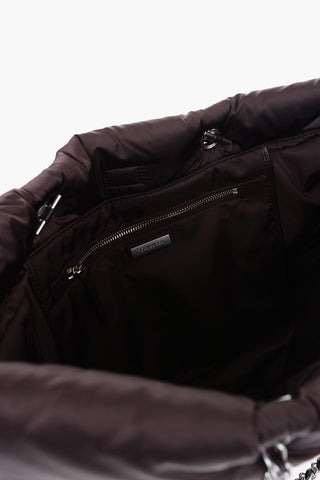 Padded ELLY Tote Bag with Chain Detail
