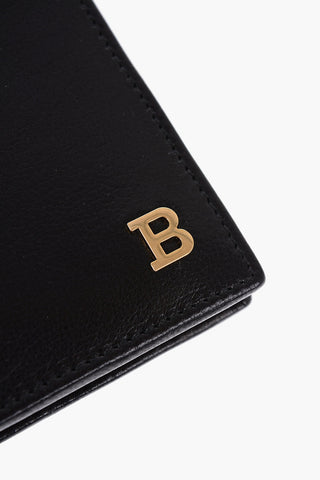Portafoglio in Pelle con Monogram Dorato