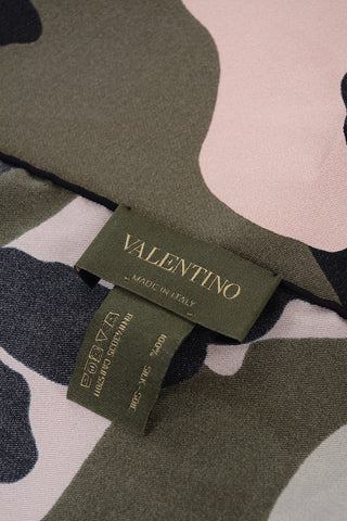 Silk Camouflage Handkerchief