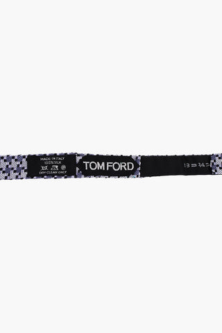Houndstooth Motif Bow-Tie