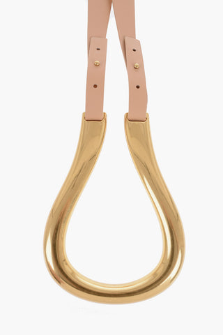Leather Belt With Statement Belt