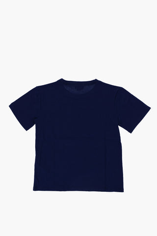 Cotton Crew-neck T-shirt with Frontal Maxi Monogram