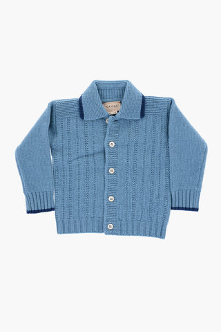 Maglia in Lana con Collo a Polo