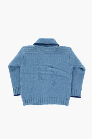 Maglia in Lana con Collo a Polo