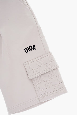 Cotton Cargo Shorts with Drawstring Waist