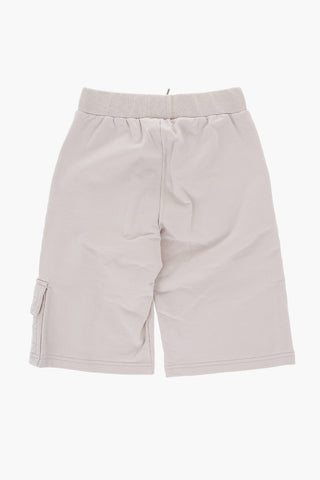 Cotton Cargo Shorts with Drawstring Waist