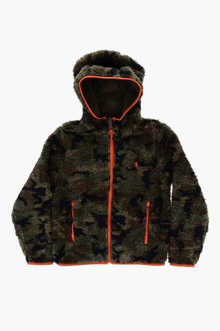 Camouflage Fleeced Sweateshirt