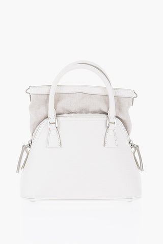 MM11 Hammered Leather 5AC CLASSIQUE Hand Bag with Visible Edge