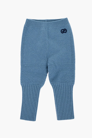 Pantaloni iN lana con Ricamo Logo
