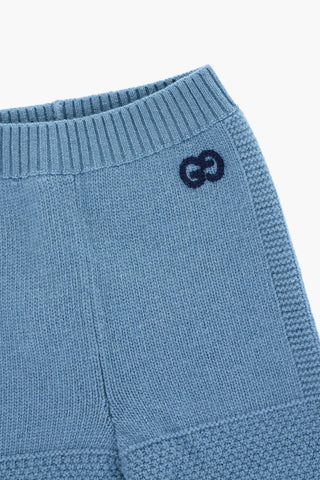 Pantaloni iN lana con Ricamo Logo