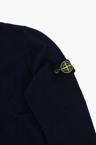 Logoed 4 Buttons Cardigan with V-Neck