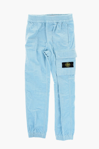 Corduroy Pants with Drawstring Waist