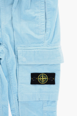 Corduroy Pants with Drawstring Waist