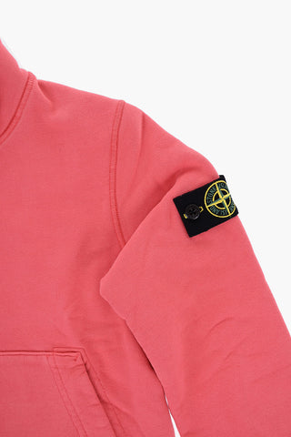 Felpa in Cotone con Zip Frontale