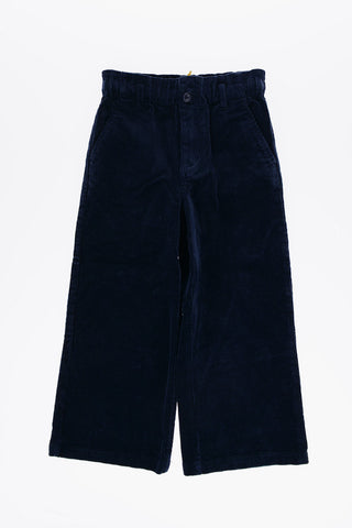 Corduroy Pants with Drawstring Waist