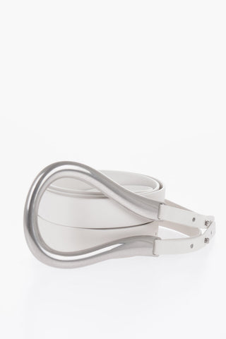 Cintura In Pelle Con Fibbia Statement