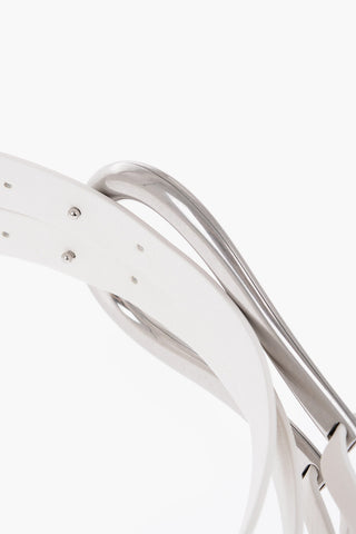 Cintura In Pelle Con Fibbia Statement