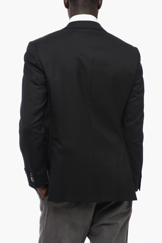 Blazer In Lana Mnonopetto LEADER Foderato Con Tasche Ad Aletta