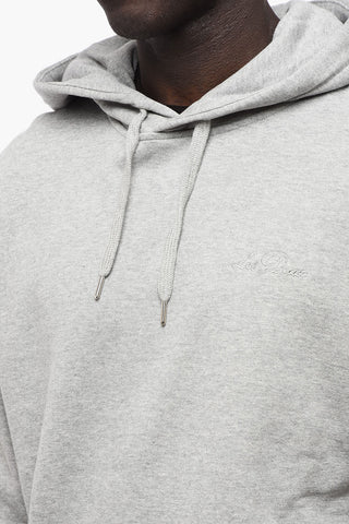 Felpa Hoodie a Tinta Unita con Tasca a Toppa