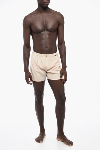 UNDERWEAR Silk Shorts with Elastic Waistband