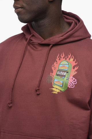 Brushed Cotton Hoodie with Frontal Print