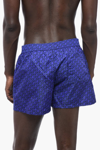 All-Over Logo Printed Swim Shorts