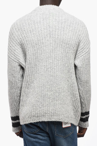 Oversized Sweater with v-Neck