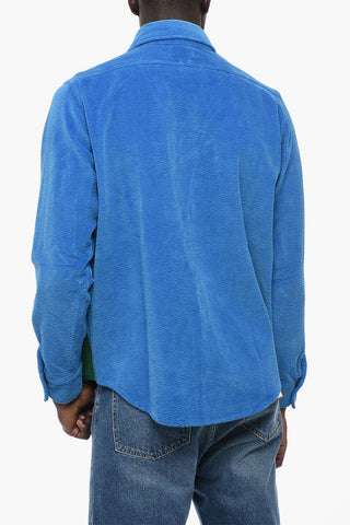 Corduroy Shirt with Double Breast Pocket