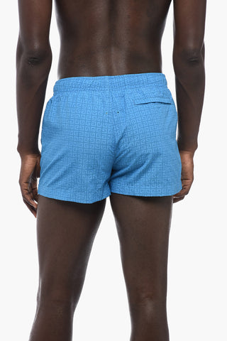 Costume da Bagno Boxer in Nylon con Monogram All-Over