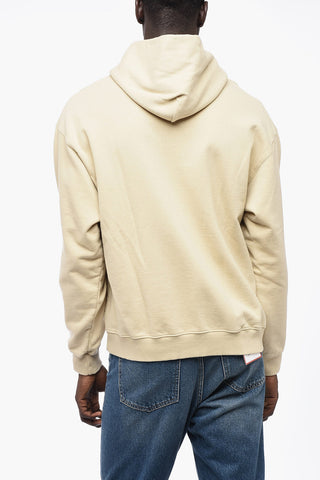 Brushed Cotton Hoodie with Embroidered Logo