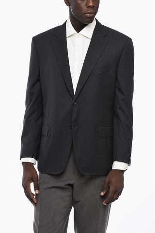Blazer In Lana Mnonopetto MANTUA Foderato Con Tasche Ad Aletta