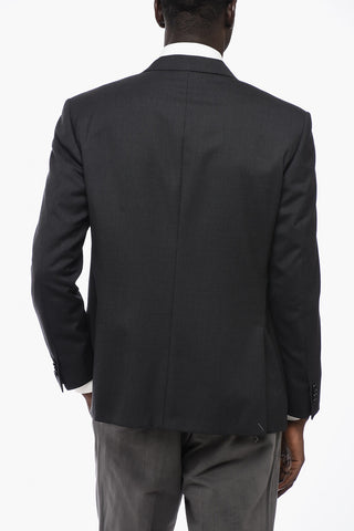 Blazer In Lana Mnonopetto MANTUA Foderato Con Tasche Ad Aletta