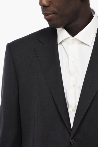 Blazer In Lana Mnonopetto MANTUA Foderato Con Tasche Ad Aletta