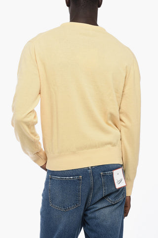 Maglia Motivo Argyle con Scollo a V