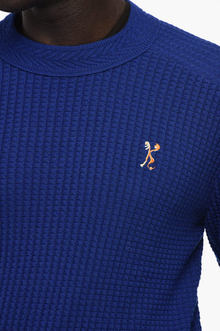Virgin Wool and Nylon Crew-neck Sweater