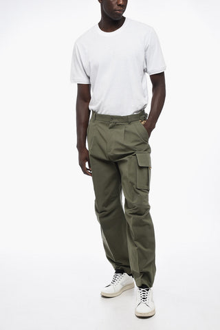 Cotton Ripstop Cargo Pants with Monogram Fabric Inserts