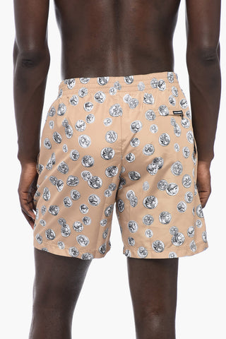 Costume da Bagno Boxer a 3 Tasche Stampato