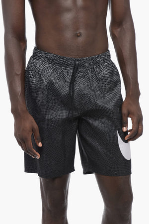 Costume da Bagno Boxer GRID SWOOSH con Maxi Logo Stampato