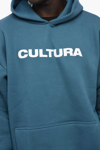 Fleece-Cotton Hoodie with Patch Pocket