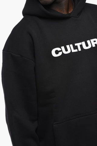 Fleeced-Cotton Hoodie with Contrast Logo