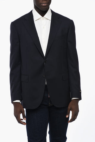 Single Breasted ACADEMY Blazer With Flap Pockets