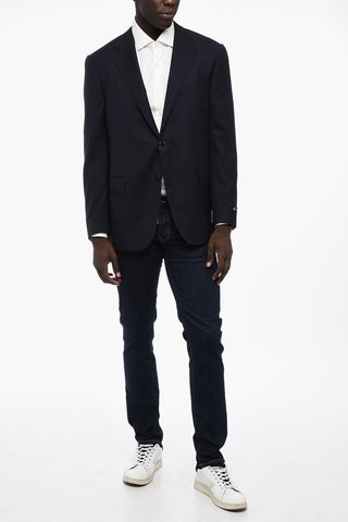 Single Breasted ACADEMY Blazer With Flap Pockets