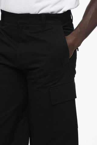 Cotton Cargo Shorts with Belt Loops