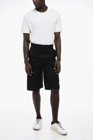 Cotton Cargo Shorts with Belt Loops