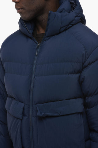 PERTEX Multipockets Down Jacket with Drawstring