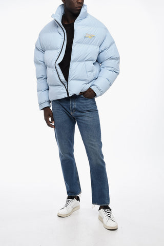 Solid Color DOLL Padded Jacket with Zip Closure