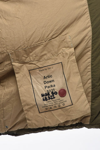 Solid Color Down Jacket with Hood and Hidden Closure
