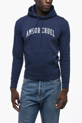 Fleeced Cotton AMOUR CRUEL Hoodie