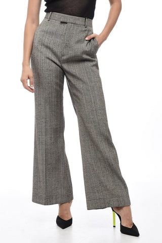 Pantaloni KNITTED MELANGE Flare Fit