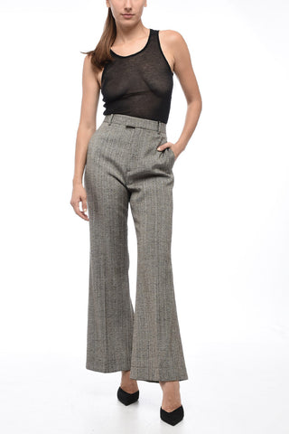 Pantaloni KNITTED MELANGE Flare Fit